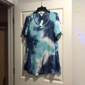 NWT PLUS tie dye blouse from Avenue
